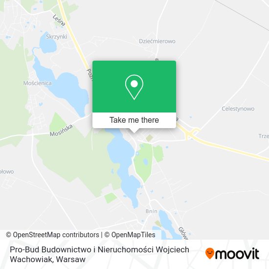 Pro-Bud Budownictwo i Nieruchomości Wojciech Wachowiak map