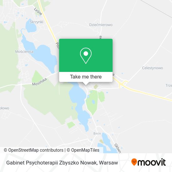 Gabinet Psychoterapii Zbyszko Nowak map