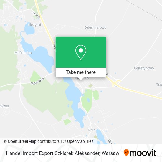 Handel Import Export Szklarek Aleksander map