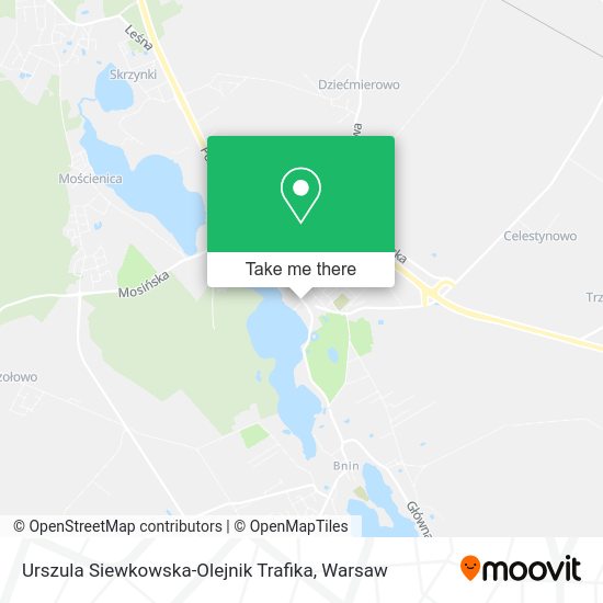 Urszula Siewkowska-Olejnik Trafika map