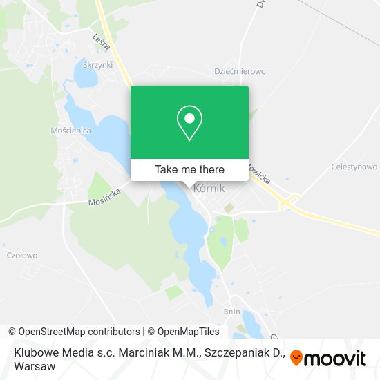 Klubowe Media s.c. Marciniak M.M., Szczepaniak D. map