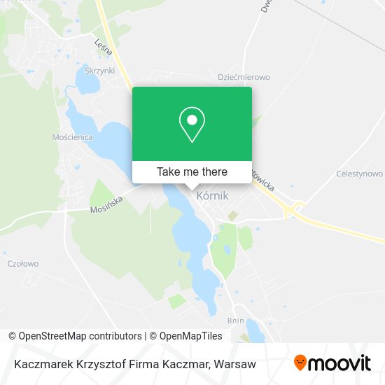 Kaczmarek Krzysztof Firma Kaczmar map