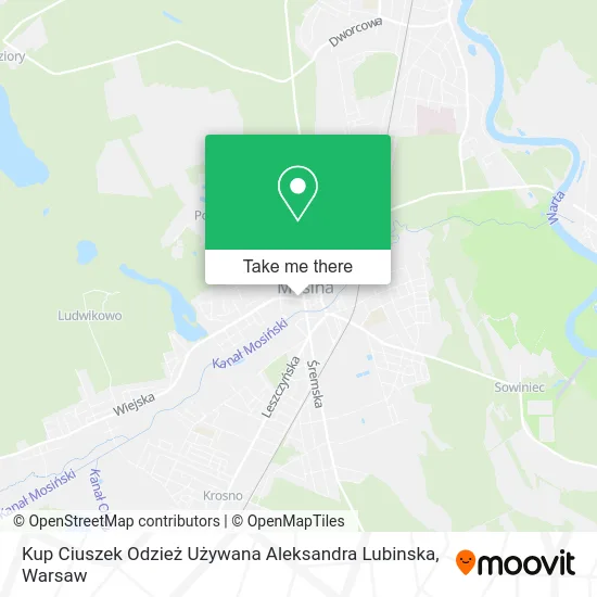 Kup Ciuszek Odzież Używana Aleksandra Lubinska map