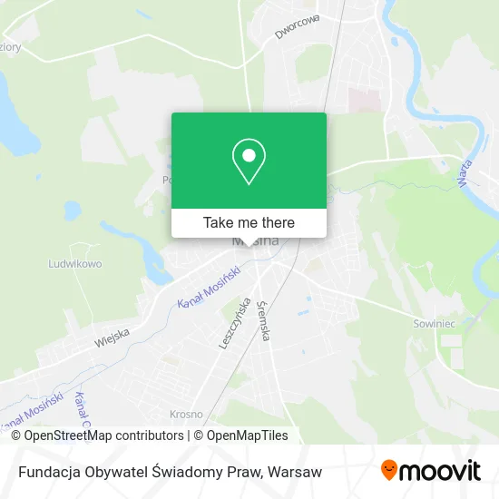Fundacja Obywatel Świadomy Praw map