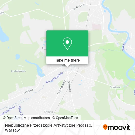 Niepubliczne Przedszkole Artystyczne Picasso map