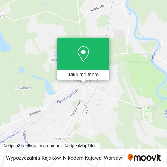 Wypożyczalnia Kajaków, Nikodem Kujawa map