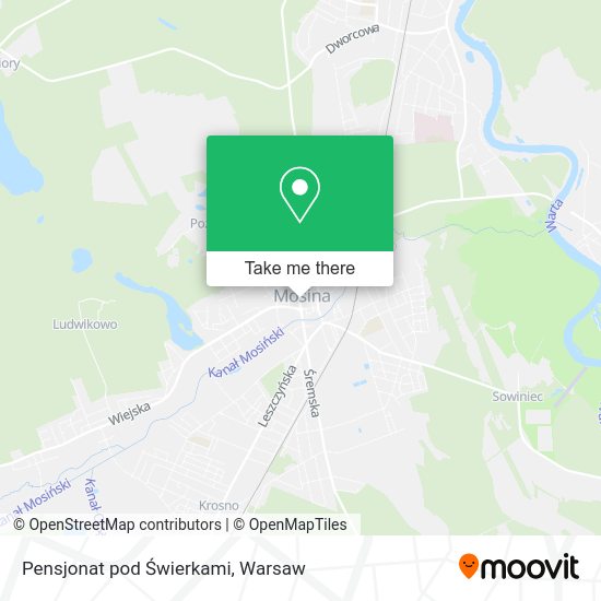 Pensjonat pod Świerkami map