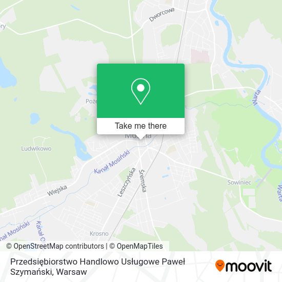 Przedsiębiorstwo Handlowo Usługowe Paweł Szymański map