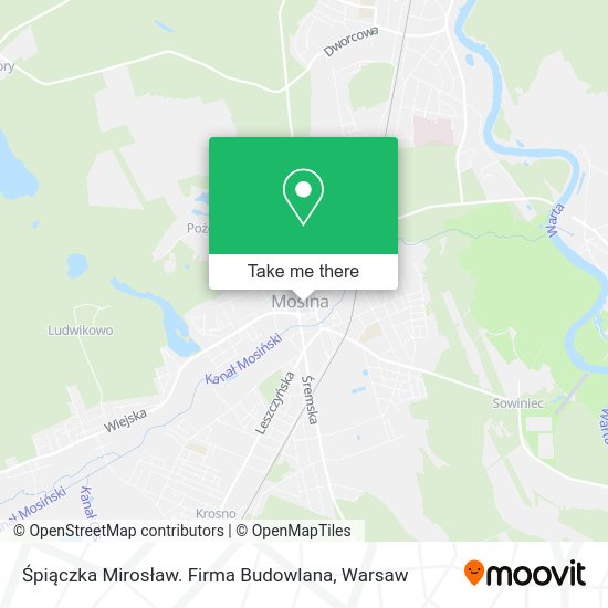 Śpiączka Mirosław. Firma Budowlana map