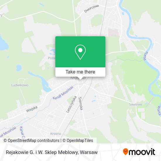 Rejakowie G. i W. Sklep Meblowy map