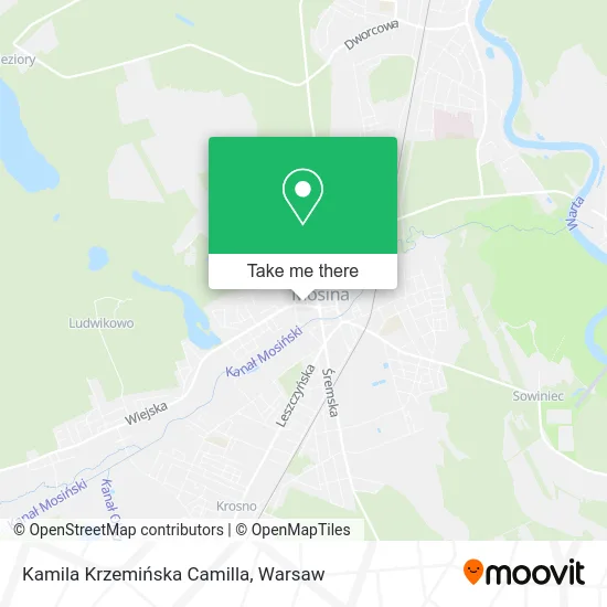 Kamila Krzemińska Camilla map