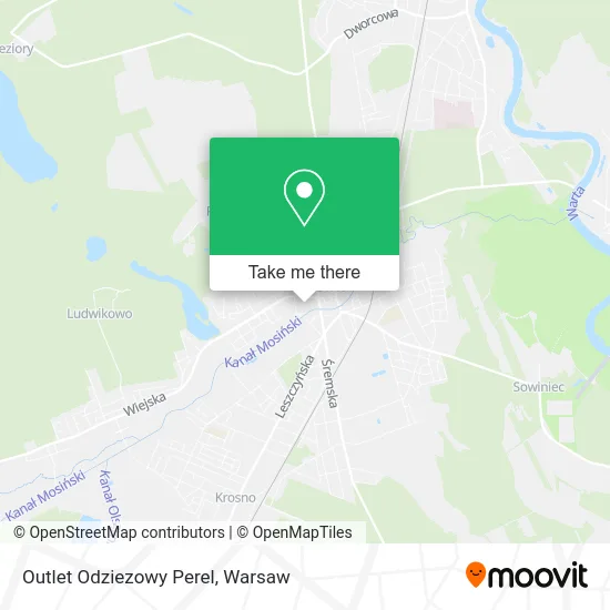 Outlet Odziezowy Perel map