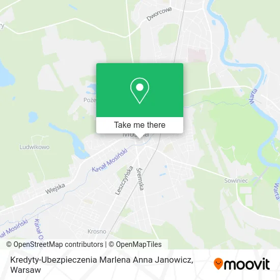 Kredyty-Ubezpieczenia Marlena Anna Janowicz map