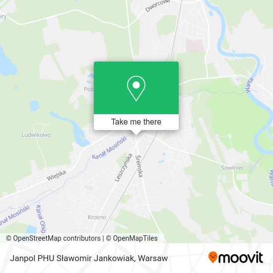 Janpol PHU Sławomir Jankowiak map