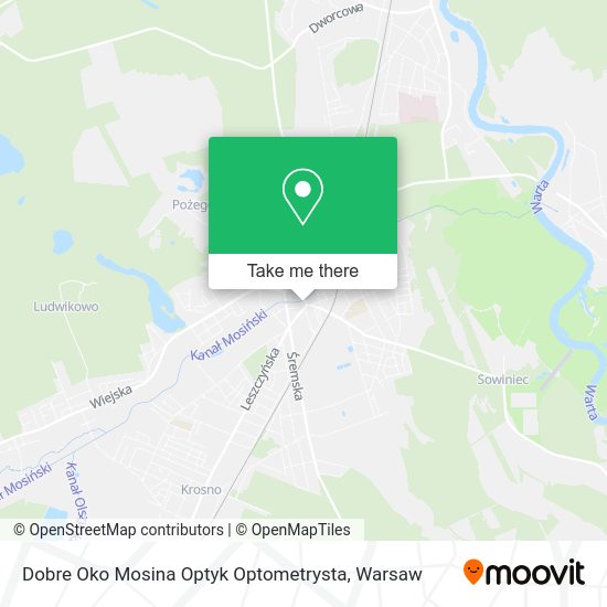 Dobre Oko Mosina Optyk Optometrysta map