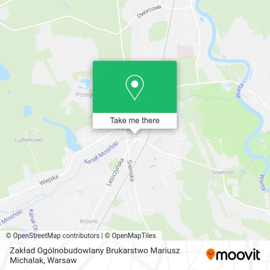 Zakład Ogólnobudowlany Brukarstwo Mariusz Michalak map