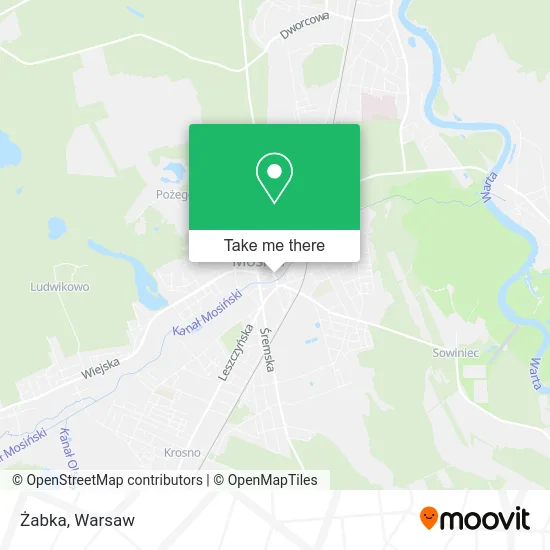 Żabka map