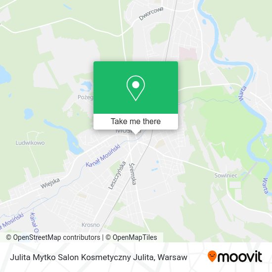 Julita Mytko Salon Kosmetyczny Julita map