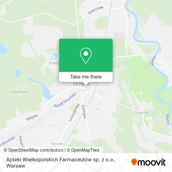 Apteki Wielkopolskich Farmaceutów sp. z o.o. map