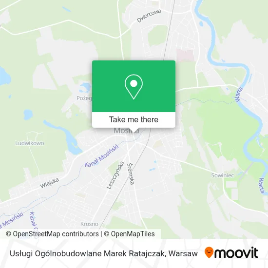 Usługi Ogólnobudowlane Marek Ratajczak map