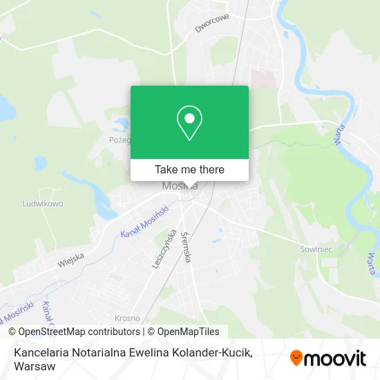 Kancelaria Notarialna Ewelina Kolander-Kucik map