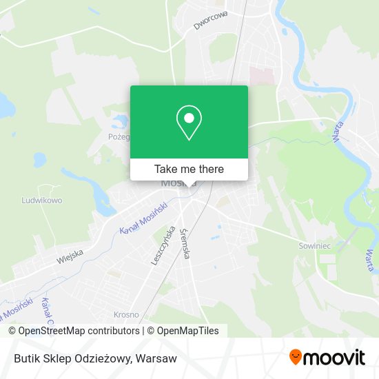 Butik Sklep Odzieżowy map