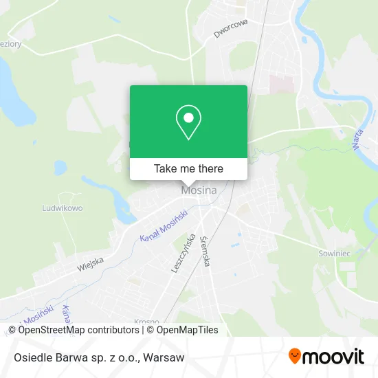 Osiedle Barwa sp. z o.o. map