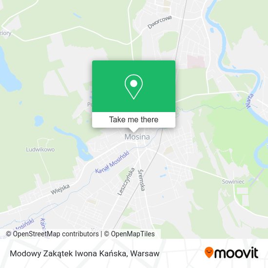 Modowy Zakątek Iwona Kańska map