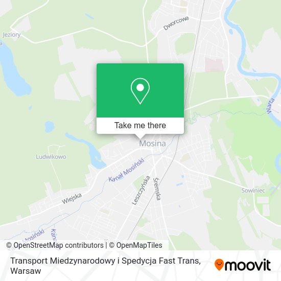 Карта Transport Miedzynarodowy i Spedycja Fast Trans