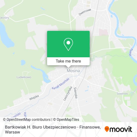 Bartkowiak H. Biuro Ubezpieczeniowo - Finansowe map