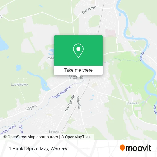 Карта T1 Punkt Sprzedaży