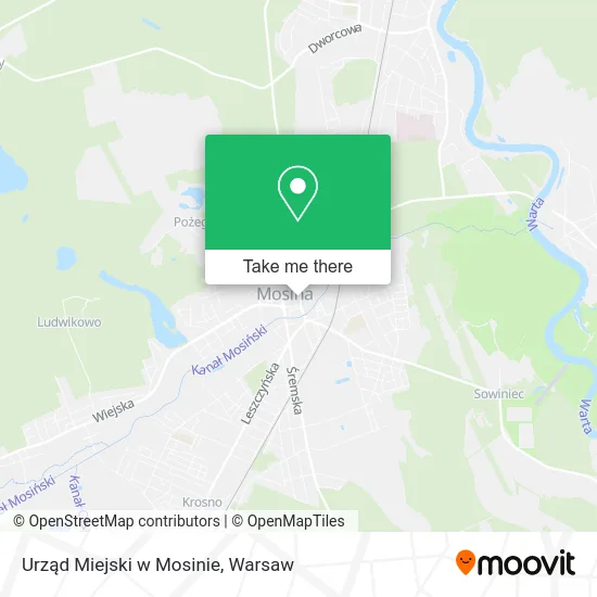 Urząd Miejski w Mosinie map