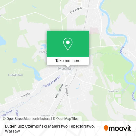 Eugeniusz Czempiński Malarstwo Tapeciarstwo map