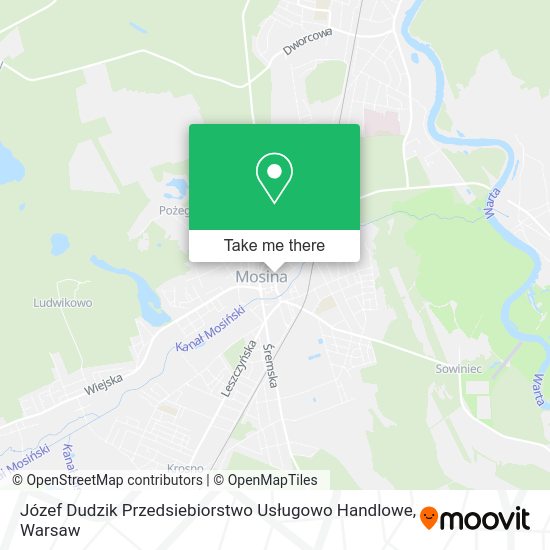 Józef Dudzik Przedsiebiorstwo Usługowo Handlowe map