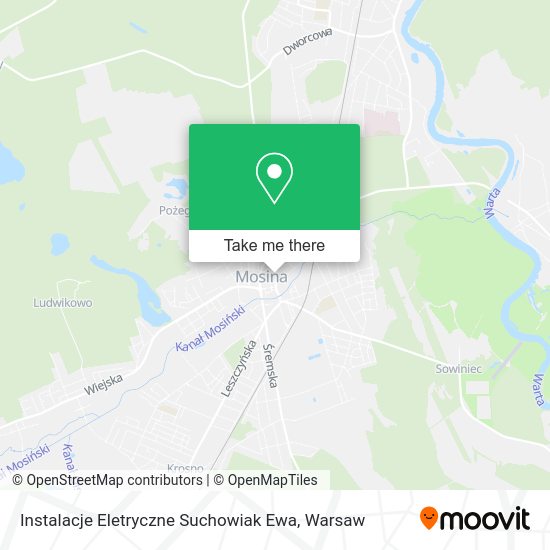 Instalacje Eletryczne Suchowiak Ewa map