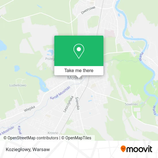 Карта Koziegłowy