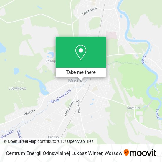 Centrum Energii Odnawialnej Łukasz Winter map