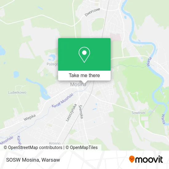 SOSW Mosina map