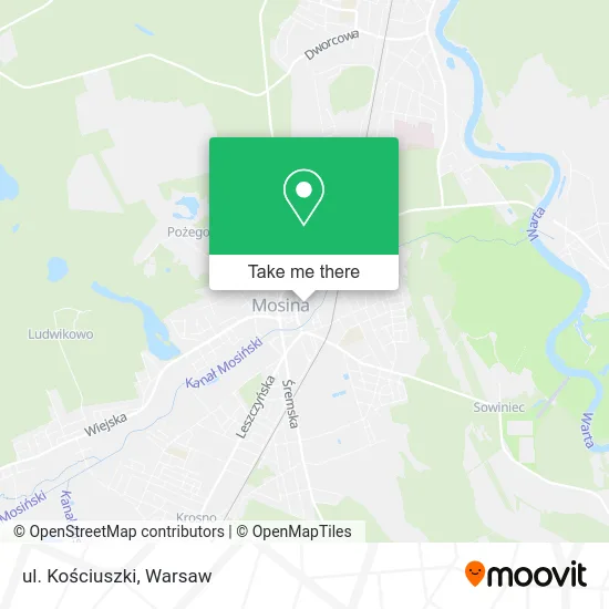Карта ul. Kościuszki
