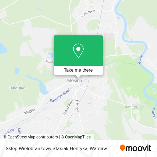Sklep Wielobranżowy Stasiak Henryka map