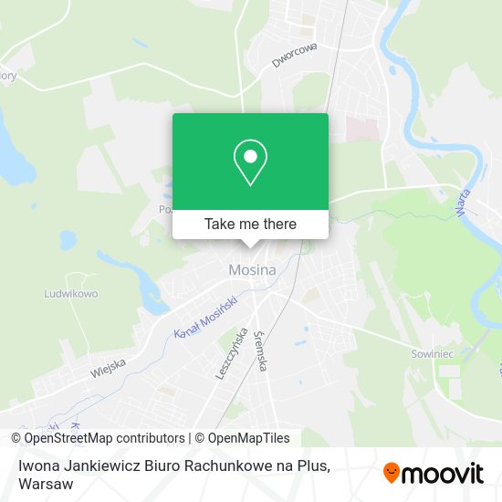 Iwona Jankiewicz Biuro Rachunkowe na Plus map