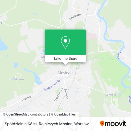 Spółdzielnia Kółek Rolniczych Mosina map