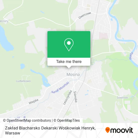 Zakład Blacharsko Dekarski Wośkowiak Henryk map