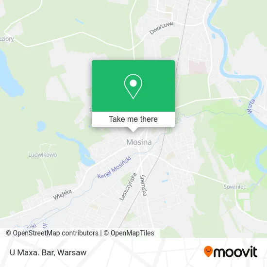 U Maxa. Bar map