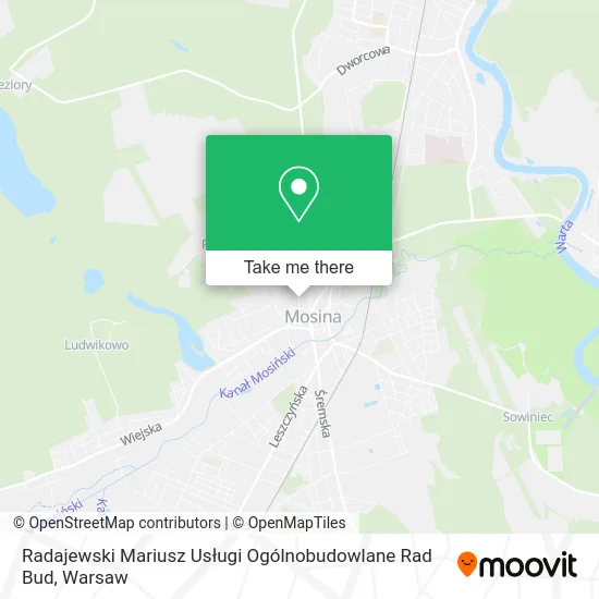 Radajewski Mariusz Usługi Ogólnobudowlane Rad Bud map