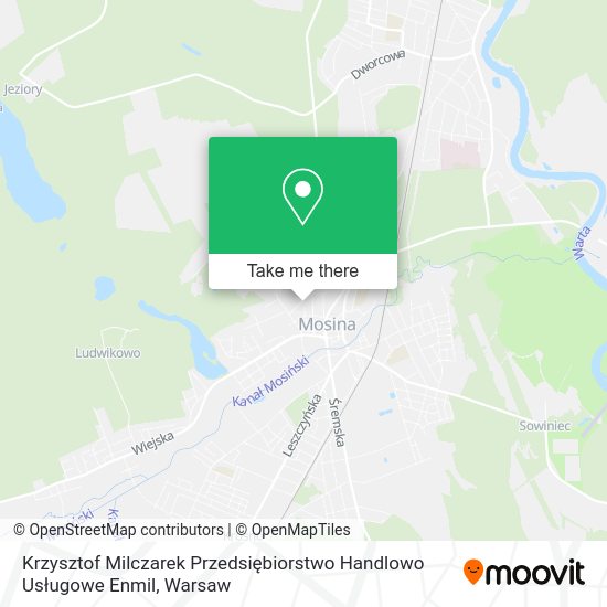 Krzysztof Milczarek Przedsiębiorstwo Handlowo Usługowe Enmil map