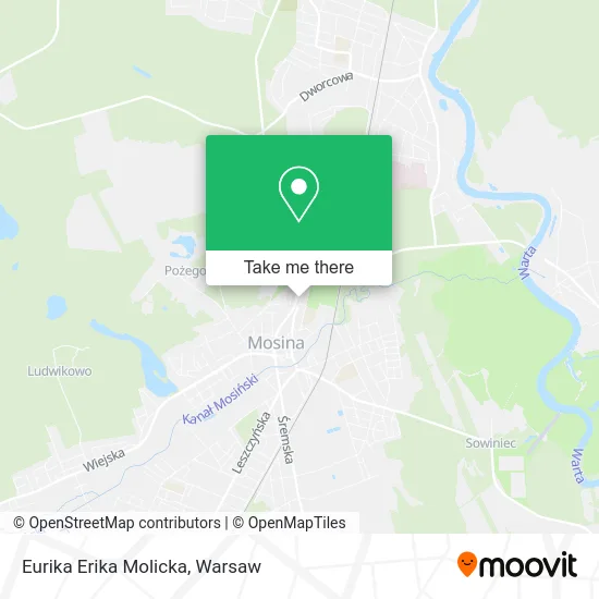 Eurika Erika Molicka map