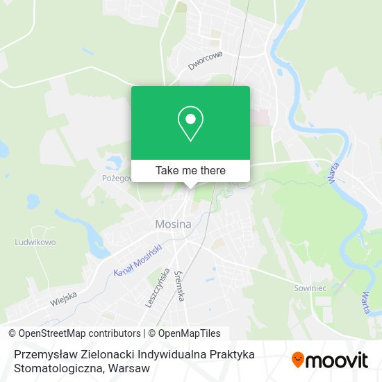 Przemysław Zielonacki Indywidualna Praktyka Stomatologiczna map