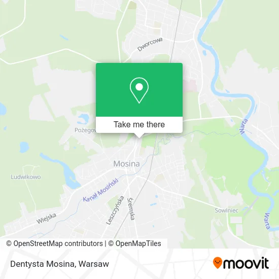 Карта Dentysta Mosina