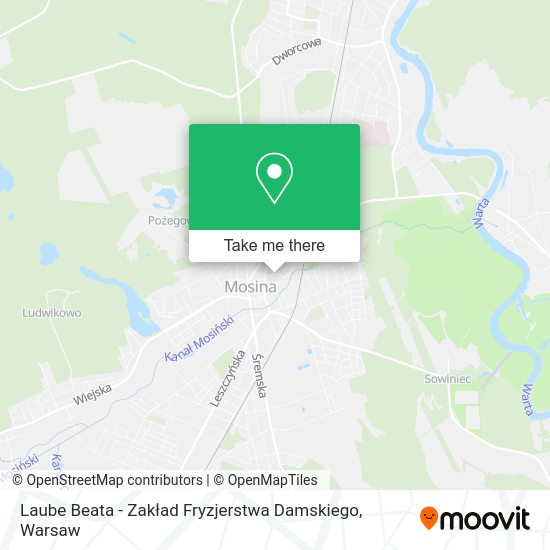 Laube Beata - Zakład Fryzjerstwa Damskiego map